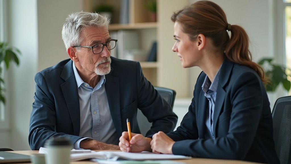 Mentor och mentee diskuterar karriärväg och professionell utveckling
